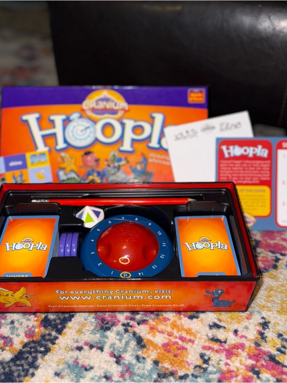 Cranium Hoopla Board Family Game Set - Orange & Red Family Night Hobbie